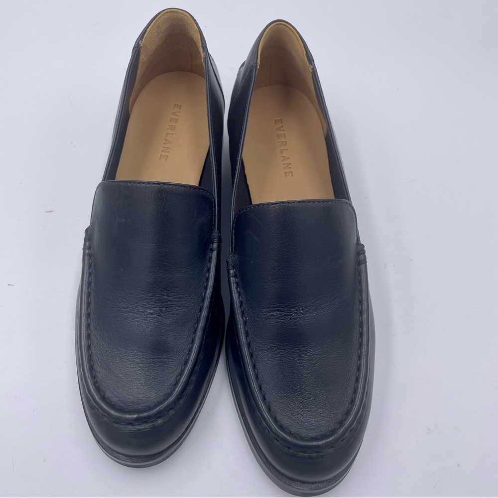 NEW Everlane Black Leather The Modern Loafer in Size 7 - Picture 4 of 14